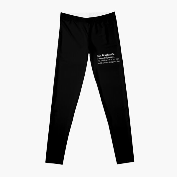 Mr. Brightside by The Killers Black Leggings RB0301 product Offical thekillers Merch