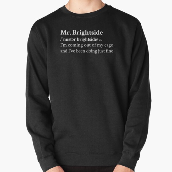 Mr. Brightside by The Killers Black Pullover Sweatshirt RB0301 product Offical thekillers Merch