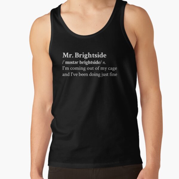 Mr. Brightside by The Killers Black Tank Top RB0301 product Offical thekillers Merch