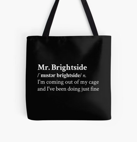 Mr. Brightside by The Killers Black All Over Print Tote Bag RB0301 product Offical thekillers Merch