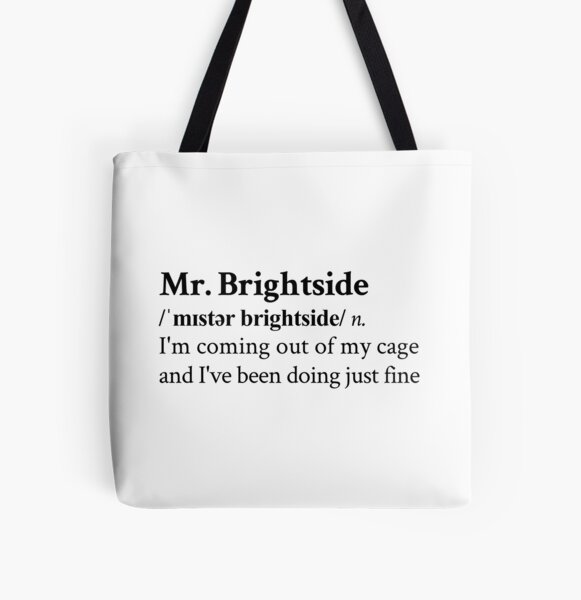Mr. Brightside by The Killers All Over Print Tote Bag RB0301 product Offical thekillers Merch