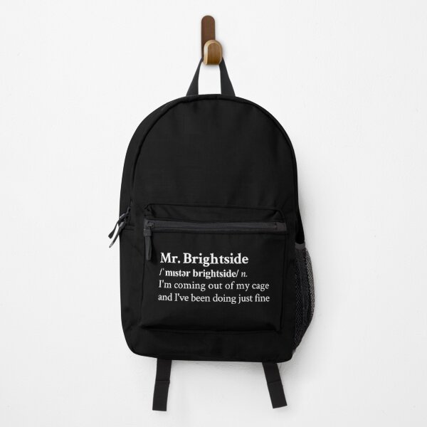 Mr. Brightside by The Killers Black Backpack RB0301 product Offical thekillers Merch