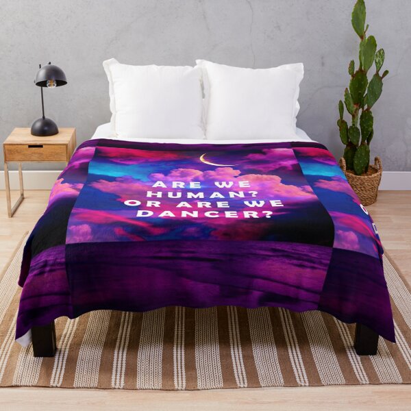 Are we human or are we dancer ? the killers design  Throw Blanket RB0301 product Offical thekillers Merch