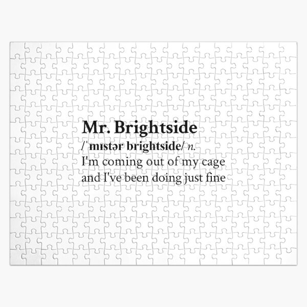 Mr. Brightside by The Killers Jigsaw Puzzle RB0301 product Offical thekillers Merch