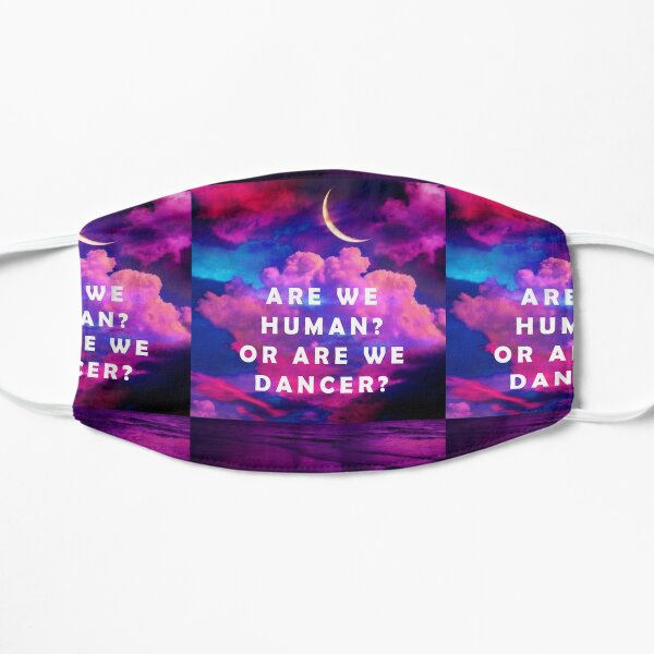 Are we human or are we dancer ? the killers design  Flat Mask RB0301 product Offical thekillers Merch