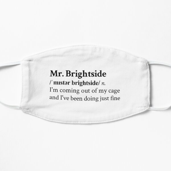 Mr. Brightside by The Killers Flat Mask RB0301 product Offical thekillers Merch